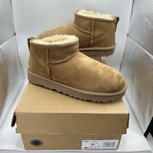 UGG Classic Mini II Chestnut Slip On Boots 1016222 | Women’s Size 6 US | New